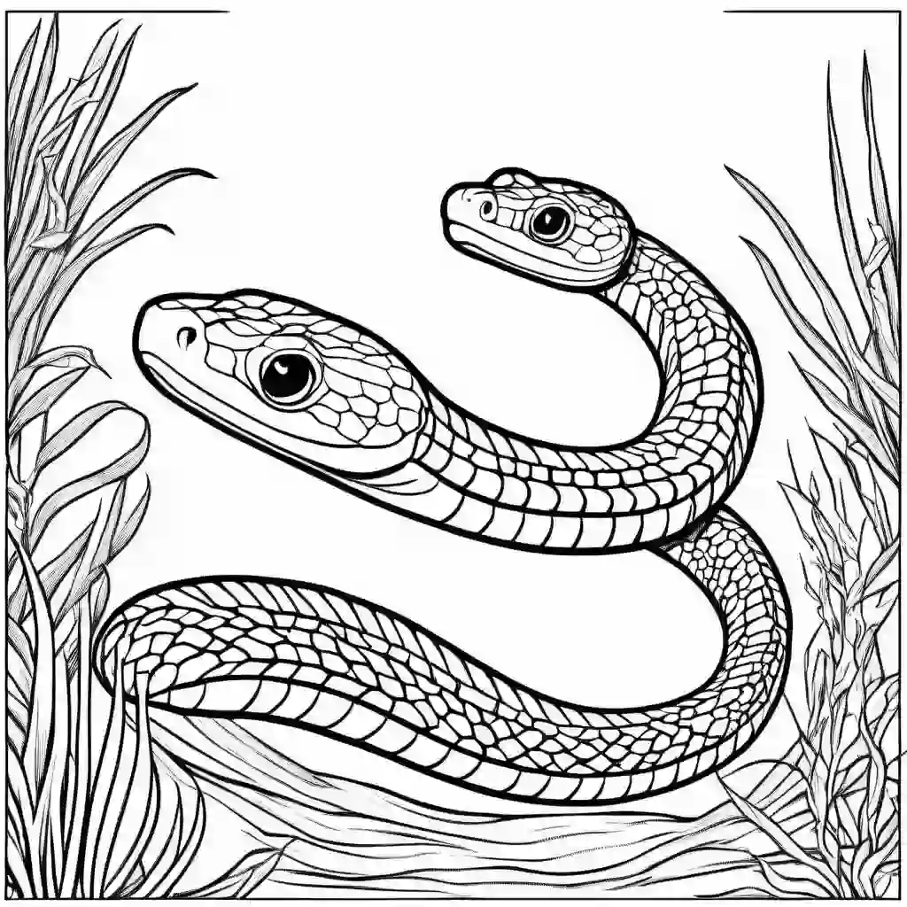 Reptiles and Amphibians_Olive Sea Snake_9867.webp
